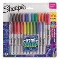 Permanent Markers | Sharpie 2033573 Cosmic Color Medium Bullet Tip Permanent Markers - Assorted Colors (24/Set) image number 0