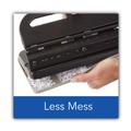 Staple Punches | Swingline A7074150E Easy Touch 9/32 in. Holes 24-Sheet Two- to Seven-Hole Precision-Pin Punch - Black image number 4