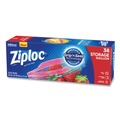 Food Service | Ziploc 383233 10.56 in. x 10.75 in. Gallon Triple System Seal Double Zipper Storage Bags - Clear (38 Bags/Box, 9 Boxes/Carton) image number 3