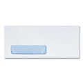 Envelopes & Mailers | Quality Park QUA69222 4.13 in. x 9.5 in. Address Window #10 Commercial Flap Redi-Strip Closure Redi-Strip Security Tinted Envelope - White (500/Box) image number 2