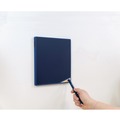 Bulletin Boards | Boogie Board VT0260001 VersaTiles 8.25 in. x 8.25 in. Plastic Frame Memo Board - Black Surface/Blue Frame image number 1