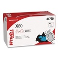 Cleaning Cloths | WypAll 34770 1/4 Fold 11 in. x 23 in. General Clean X60 Cloths - White (900/Carton) image number 1