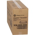 Food Trays, Containers, and Lids | Pactiv Corp. YCI800090000 8.75 in. x 0.8 in. ClearView Dome-Style Plastic Lid with Tabs - Clear (126/Carton) image number 1