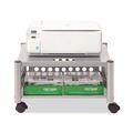 Office Desks & Workstations | Vertiflex VF52005 21.5 in. x 17.88 in. x 11.5 in. 90 lbs. Capacity 2 Shelves Metal Underdesk Machine Stand - Matte Gray image number 5