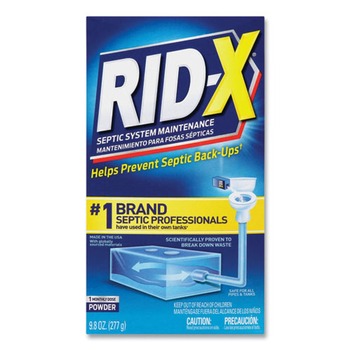 RID-X 19200-80306 9.8 oz. Septic System Treatment Concentrated Powder (12/Carton)