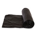 Trash Bags | Inteplast Group S366022K 36 in. x 60 in. 22.1 mic 55 Gallon High-Density Commercial Can Liners - Black (150/Carton) image number 2