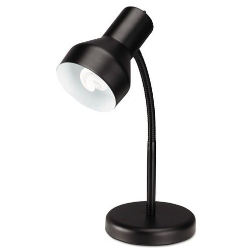 Lamps | Alera ALELMP832B 6 in. W x 7.5 in. D x 16 in. H Task Lamp - Black image number 0