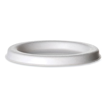 Eco-Products EP-SPCLID2 2 oz Sugarcane Portion Cup Lids - White (2500/Carton)