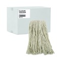 Just Launched | Boardwalk BWK216CCT 16 oz. Cotton Premium Cut-End Wet Mop Heads - White (12/Carton) image number 0