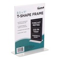 Office Presentation Supplies | NuDell 38020 8.5 in. x 11 in. Acrylic Sign Holder - Clear image number 1