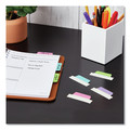 Dividers & Tabs | Avery 74867 2.5 in. x 1 in. 1/5-Cut Ultra Tabs Repositionable Tabs - Assorted Pastel Colors (48/Pack) image number 6