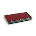 Stamps & Stamp Supplies | COSCO 2000PLUS 065473 2.38 in. x 0.25 in. Replacement Ink Pad for 2000PLUS 1SI40PGL and 1SI40P - Red image number 2