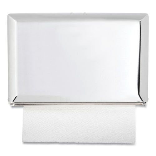 Paper Towels and Napkins | San Jamar T1800XC 10.75 in. x 6 in. x 7.5 in. Singlefold Paper Towel Dispenser - Chrome image number 0