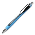 Pens | Schneider 132501 Slider Rave XB Extra-Bold 1.4 millimeter Retractable Ballpoint Pen - Black Ink/Black/Light Blue Barrel image number 2