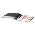 Binders | Office Impressions OFF-80961 11 in. x 8.5 in. 1 in. Capacity 3 Rings Economy Round Ring View Binder - Black image number 2