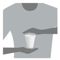 Just Launched | Dart 12J16 12 oz. Squat Foam Drink Cups - White (1000/Carton) image number 8