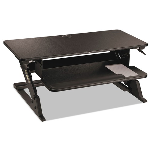 Office Desks & Workstations | 3M SD60B 35.4 in. x 22.2 in. x 6.2 in. to 20 in. Precision Standing Desk - Black image number 0