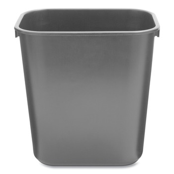 JUST LAUNCHED | Rubbermaid Commercial FG295500BLA 3.5-Gallon Rectangular Deskside Wastebasket - Black