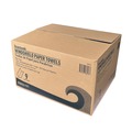 Paper Towels and Napkins | Boardwalk BWK6191 9.05 x 10 Windshield Paper Towels - Blue (9/Carton) image number 2