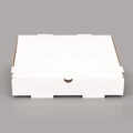 Food Trays, Containers, and Lids | Karat FP-PBF12W 12 in. x 12 in. x 1.97 in. Corrugated Paper Boxes - White/Brown (50/Bundle) image number 0