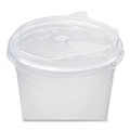 Cups and Lids | Karat C-KC107TS-SH Strawless Sipper Plastic PET Lids Fits 32 oz. Cold Cups - Clear (1000/Carton) image number 2