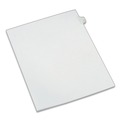 Dividers & Tabs | Avery 82202 10-Tab "4-in 11 in. x 8.5 in. Allstate Style Preprinted Legal Exhibit Side Tab Index Dividers - White (25/Pack) image number 0