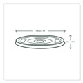 Cups and Lids | Vegware C96F-CH 96 Series Compostable Cold Cup Lids (1000/Carton) image number 4