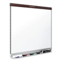White Boards | Quartet P554MP2 Prestige 2 Duramax 48 in. x 36 in. Magnetic Porcelain Whiteboard - Mahogany image number 1