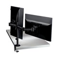 Monitor Stands | 3M MM200B 360 Degree Rotation plus45 Degree/-45 Degree Tilt 90 Degree Pan Dual Monitor Mount For 27 in. Monitors Supports 20 lbs. - Black (1/Carton) image number 2