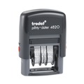 Stamps & Stamp Supplies | Trodat 4820 Printy 1.63 in. x 1 in. Self-Inking Economy Date Stamp - Black image number 0