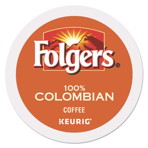 Coffee | Folgers 5000363990 100% Colombian Coffee K-Cups (24/Box) image number 0