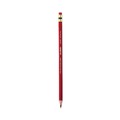 Pencils | Prismacolor 20045 0.7 mm 2B Col-Erase Pencil with Eraser - Carmine Red Lead/Carmine Red Barrel (1-Dozen) image number 2