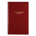 Notebooks & Pads | AT-A-GLANCE SD37613 (200 Sheets) 2026 Edition 12 in. x 7.75 in. Wide/Legal Rule Standard Daily Diary - Red Cover image number 0