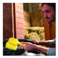 Cleaning Brushes | Rubbermaid Commercial FG9B2900YEL 8 in. Brush 8 in. Gray Plastic Handle Long Handle Scrub - Yellow Synthetic Bristles (6/Carton) image number 4