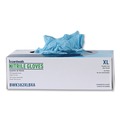 Disposable Gloves | Boardwalk 382XLCTA 5 mil. Disposable Examination Nitrile Gloves - X-Large, Blue (1000/Carton) image number 2