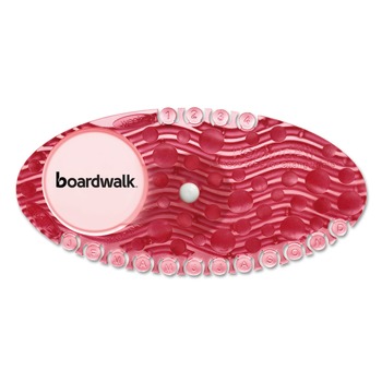 Boardwalk BWKCURVESAPCT Curve Air Freshener - Spiced Apple, Red (10/Box, 6 Boxes/Carton)