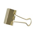 Binding Spines & Combs | U Brands 3600U06-24 Binder Clips - Gold/Medium (72/Pack) image number 0