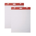 Notebooks & Pads | Universal UNV45602 27 in. x 34 in. Renewable Resource Sugarcane Based Easel Pads - Ruled, White (50 Sheets/Pad, 2 Pads/Carton) image number 0