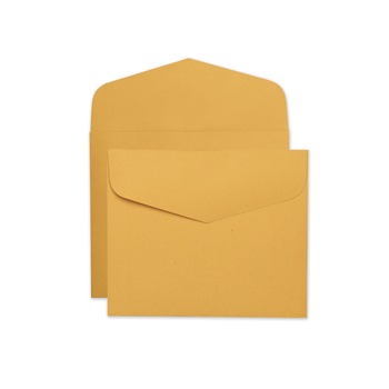 ENVELOPES AND MAILERS | Quality Park QUA54300 10 x 12 Hub Flap Gummed Closure Open-Side Booklet Envelope - Brown Kraft (100/Box)