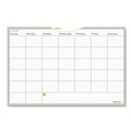 Bulletin Boards | AT-A-GLANCE AW602028 WallMates Undated Self-Adhesive 36 in. x 24 in. Dry Erase Monthly Planning Surfaces - White/Gray/Orange Sheets image number 0
