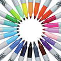 Permanent Markers | Sharpie 1927350 Fine Tip Permanent Marker - Assorted Colors (24/Pack) image number 3