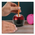 Pencil Sharpeners | Westcott 15570 3 in. x 3.25 in. iPoint Ball Battery-Powered Sharpener - Red/Black image number 4