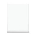 Office Presentation Supplies | Deflecto 69201 Classic Image 8.5 in. x 11 in. Insert Double-Sided Sign Holder - Clear image number 1
