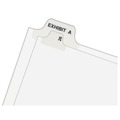Dividers & Tabs | Avery 01058 11 in.x 8.5 in. 10-Tab Avery Style 58 Preprinted Legal Exhibit Side Tab Index Dividers - White (25/Pack) image number 2