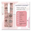Trash & Waste Bins | HOSPECO SBX50 3.38 in. x 2 in. x 9.75 in. Scensibles Personal Disposal Bags - Pink (1200/Carton) image number 2