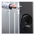 Paper Towel Holders | Tork 66TR 10.63 x 5.75 x 12 Jumbo Bath Tissue Dispenser - Smoke (1/Carton) image number 7