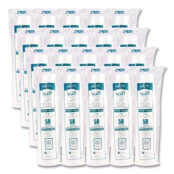 Dart Y14 14 oz. High-Impact Polystyrene Cold Cups - Translucent (1000/Carton)