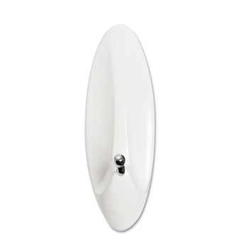 Command 17068ES 3 lbs. Capacity Medium Metal General Purpose Wire Hooks - White (2/Pack)