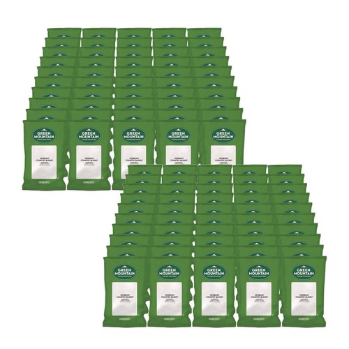 Coffee | Green Mountain Coffee 5000345756 2.2 oz Coffee Fraction Packs - Vermont Country Blend (100/Carton) image number 0