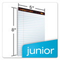 Notebooks & Pads | TOPS 63910 (50) White 5 in. x 8 in. Sheets Narrow Rule Docket Gold Ruled Perforated Pads (12/Pack) image number 4